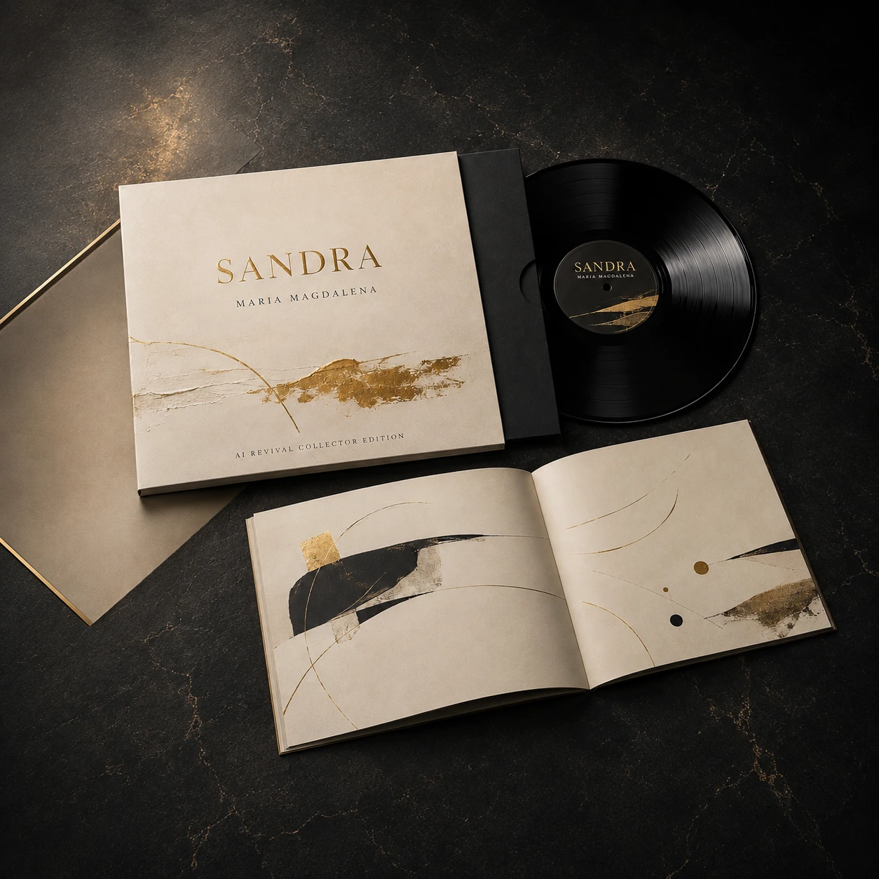 Sandra — Maria Magdalena premium AI Revival collector vinyl edition with record, sleeve and booklet