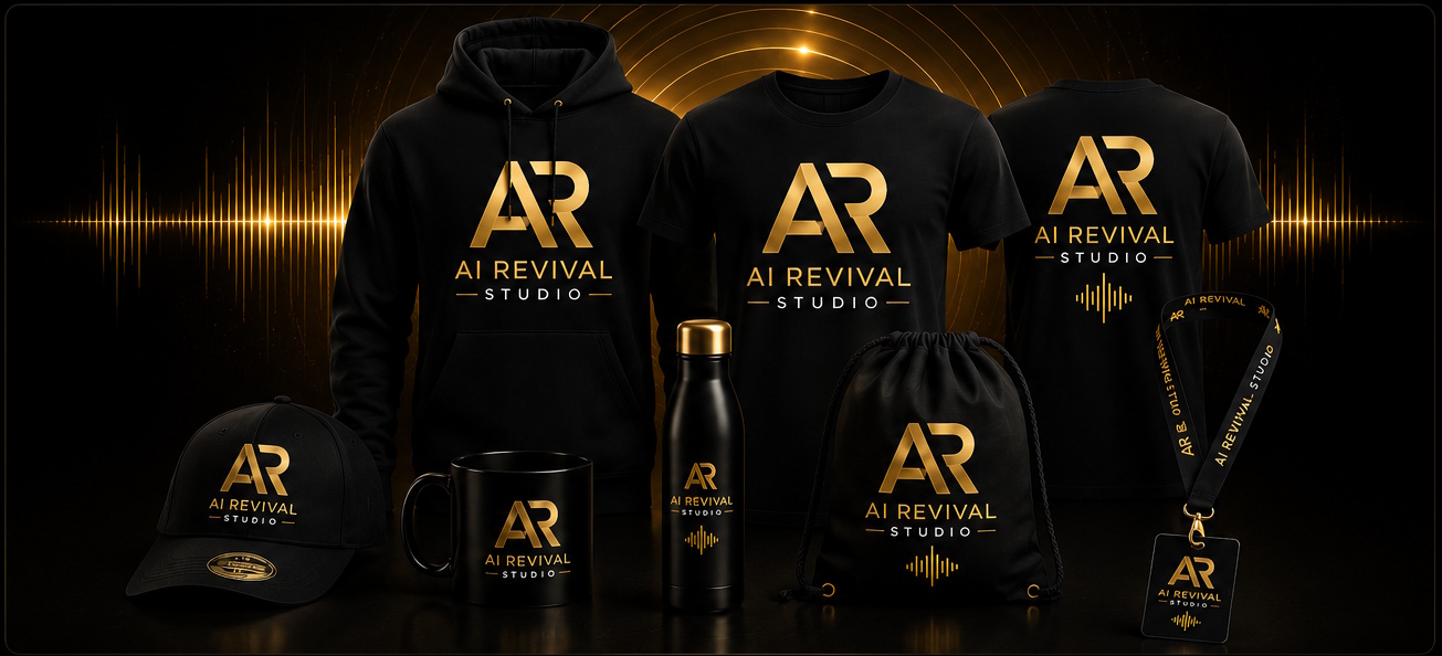 AI Revival Studio Merch Collection